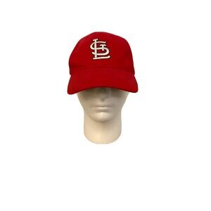 ST. LOUIS CARDINALS  Adjustable Hat / Cap Red Genuine Merchandise Baseball Logo